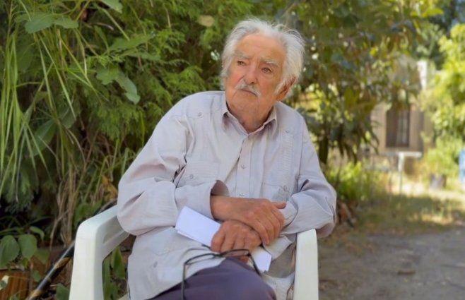 José Mujica en su chacra. Video en Instagram.
