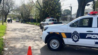 Foto: Subrayado. Escena del homicidio en Salamanca y Camino Santos, barrio Peñarol, Montevideo.