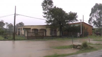 en algunas localidades llovio en 3 dias mas de la mitad de las precipitaciones de un mes