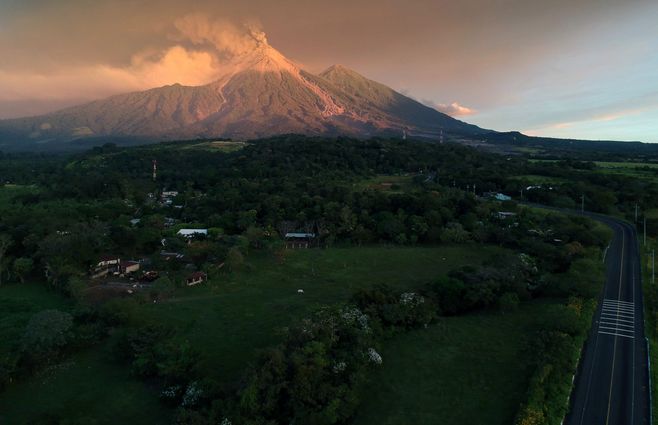 volcán de fuego guatemala AFP