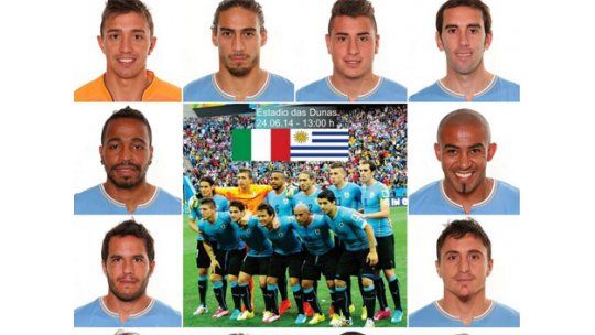 Uruguay con equipo confirmado ante Italia desde las 13 horas