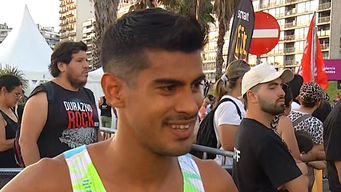 cristhian zamora gano la carrera san felipe y santiago de montevideo