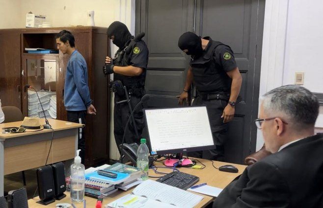 Foto cedida a Subrayado. El homicida resulta condenado tras la audiencia de este viernes.