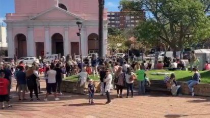 imputan desacato agravado a los tres detenidos en la marcha antivacunas en maldonado