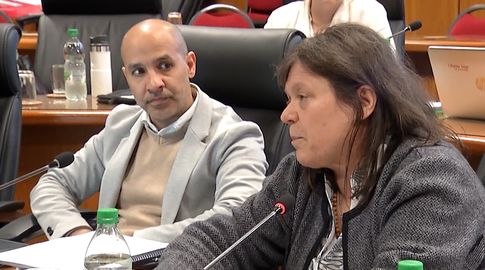 Mónica Ferrero en el Parlamento Mónica Ferrero en el Parlamento