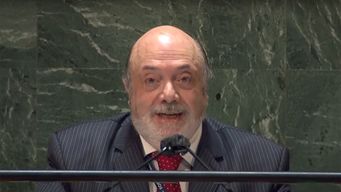 Carlos Amorín, representante de Uruguay ante la Asamblea General de ONU