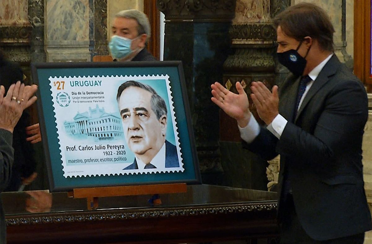 Correo lanzó sello conmemorativo al dirigente nacionalista Carlos Julio Pereyra, fallecido en 2020