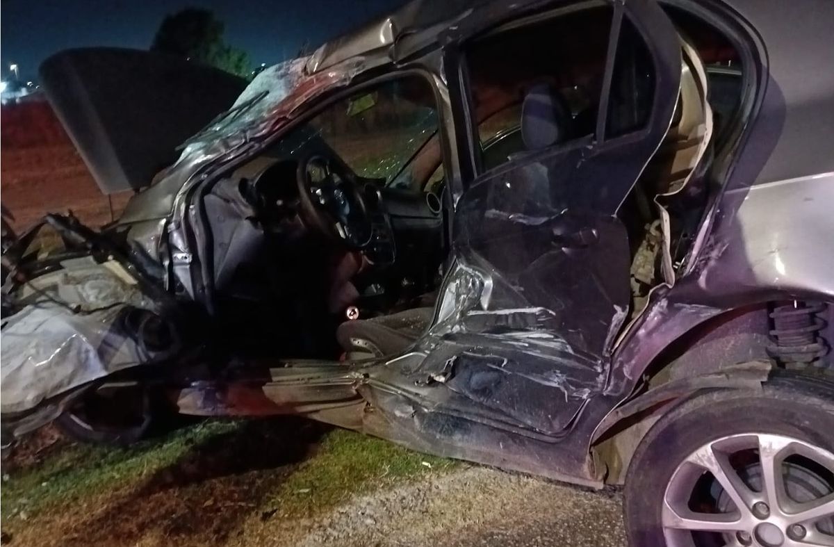Foto cedida a Subrayado. Móvil de Investigaciones en el que iban los policías. Foto cedida a Subrayado. Móvil de Investigaciones en el que iban los policías.