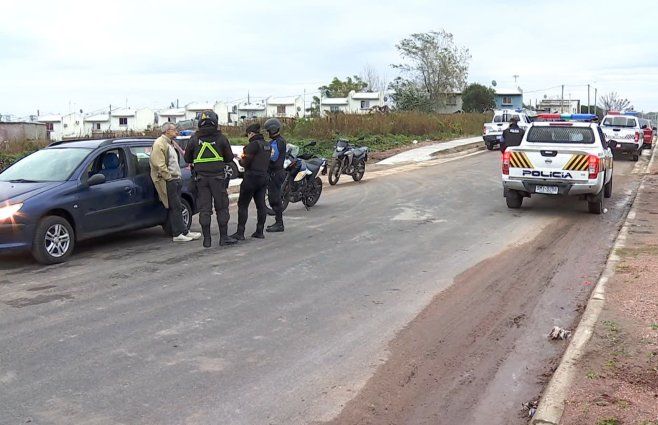 Foto: Subrayado. Rapiña a otro conductor, en Boix y Merino, en Malvín Norte.