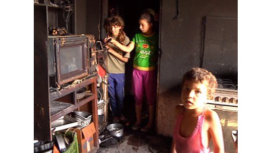 Se incendió vivienda de una pareja con once niños en Marindia