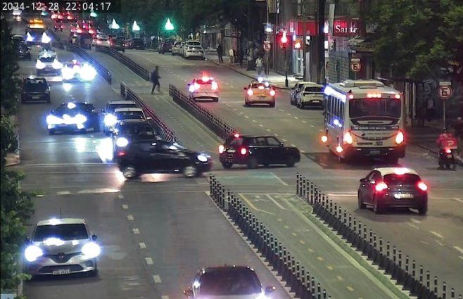 Foto cedida a Subrayado. Avenida 18 de Julio y Arenal Grande, donde ocurrió el choque.