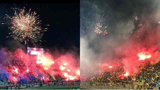 La AUF amenaza con sanciones si vuelven a llevar pirotecnia al clásico