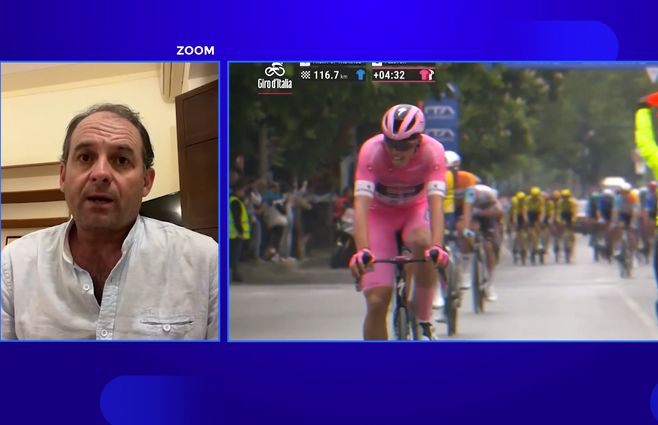 Álvaro Silva, padre de Thomás Silva, ciclista que compite en el Giro de Italia.&nbsp;