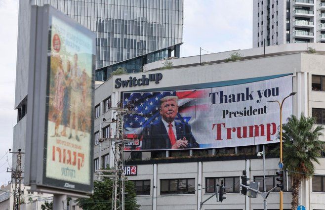 Israel agradece al presidente de EEUU Donald Trump por su plan de paz para Gaza. Foto: AFP