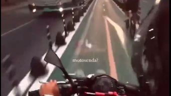 imm realizara una denuncia penal contra motociclista que circulo por la ciclovia
