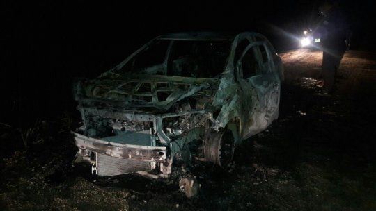 auto incendiado