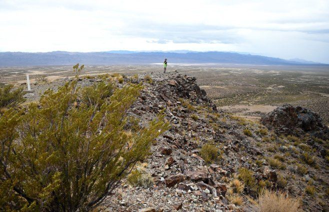 Foto: AFP. Lugar de Mendoza donde será instalado el proyecto minero.