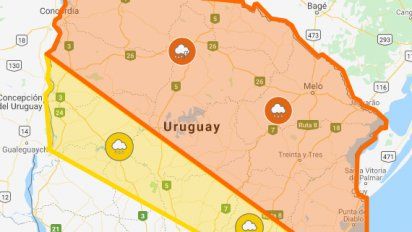 continua alerta naranja y amarilla, hasta medianoche del sabado