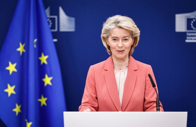 La Unión Europea comenzará a aplicar de forma provisoria el acuerdo con el Mercosur, dijo Ursula von der Leyen. Foto: AFP