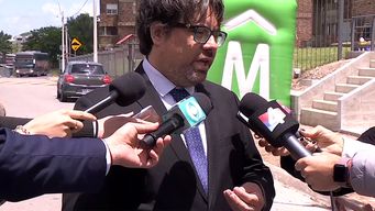 intendente de montevideo explico por que se inunda la zona de la paz y rondeau, y destaco obras de drenaje