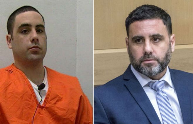 Pablo Ibar en 1994 y en 2019. Pasó ya más de la mitad de su vida en la cárcel. 