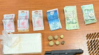 condenado a 2 anos y 8 meses de carcel a hombre detenido con armas y drogas