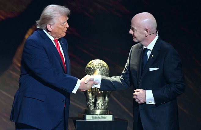 Donald Trump (EEUU) y Gianni Infantino (FIFA).
