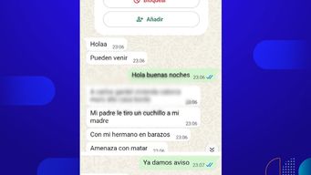 violencia domestica en florida: mi padre le tiro un cuchillo a mi madre, escribio una nina que pidio ayuda al sistema ojos en alerta