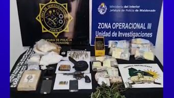 policia investiga vinculacion de droga de san carlos con marset; un ladrillo tiene la inscripcion rey del sur