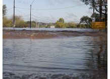 Inundaciones en Santa Lucía: mejora la situación de desplazados