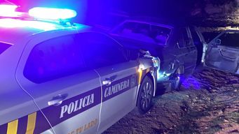 &nbsp;La persecución policial terminó en Empalme Olmos luego de una balacera.