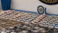 Foto: Ministerio del Interior. Droga y dinero incautados en operación Trazante.
