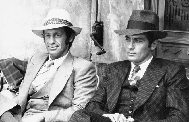 Delon y Belmondo en Borsalino (1970)