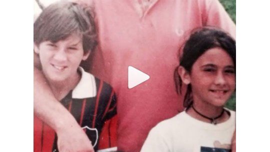 La esposa de Messi le dedicó este video por sus 27 años