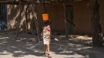 Niños en aldeas de Níger. Foto: archivo AFP.