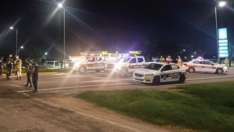 Foto: Policía Caminera. Accidente en ruta 1.