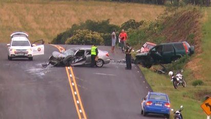 grave accidente multiple en ruta 1 deja varias personas con heridas de entidad