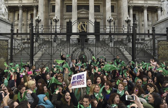 Activistas pro aborto Argentina