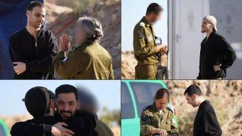 Rehenes de Israel liberados. AFP