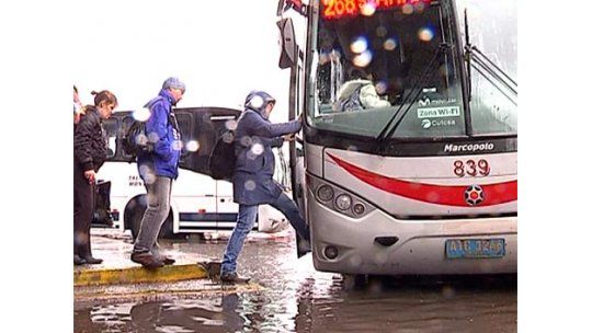 Suspenden clases en Maldonado y Rocha, Cutcsa mantiene servicio