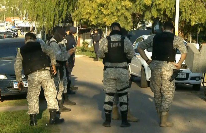 Triple homicidio en Casabó el 3 de octubre de 2025; una de las escenas.