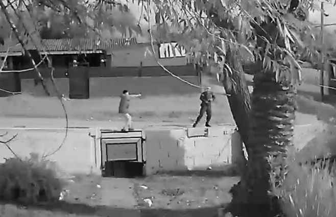 Rapiña-policía-herido-video