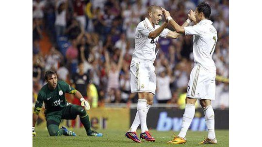 Real Madrid le ganó 2 a 1 al Galatasaray de Muslera