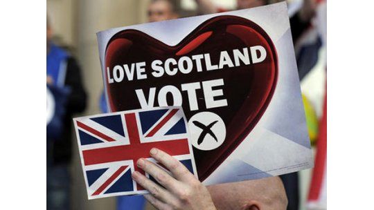 Escocia le dijo no a la separación del Reino Unido