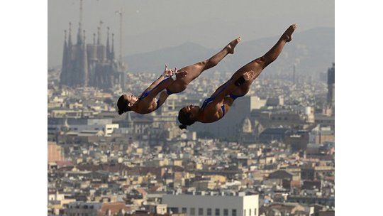 Impresionantes imágenes del mundial de natación en España