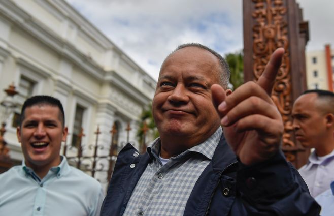 Diosdado Cabello con la retórica chavista a flor de labios&nbsp;