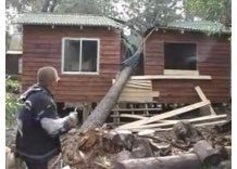 Turbonadas afectaron a Artigas y La Paloma; evalúan los daños