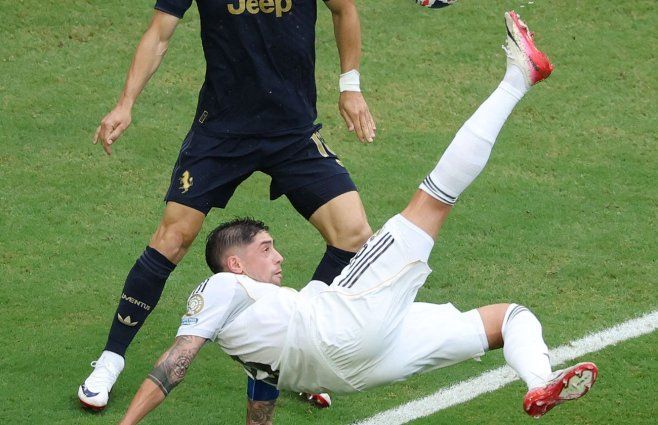 Mundial de Clubes, Federico Valverde capitán y líder del Real Madrid. Foto: AFP