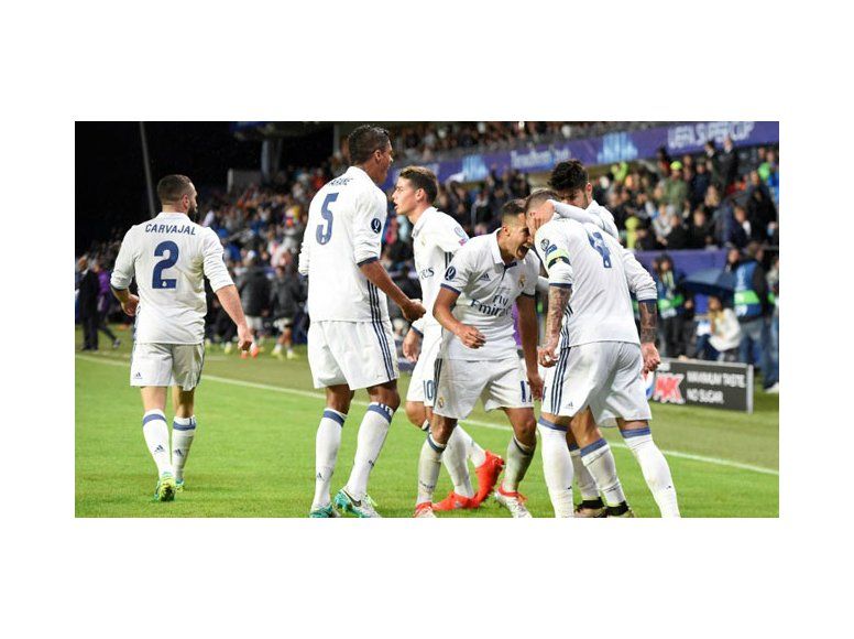Real Madrid ganó su tercera Supercopa de Europa 3-2 al Sevilla