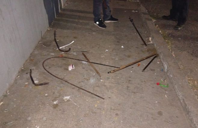 Foto: Ministerio del Interior. Daños en la cárcel de Colonia.